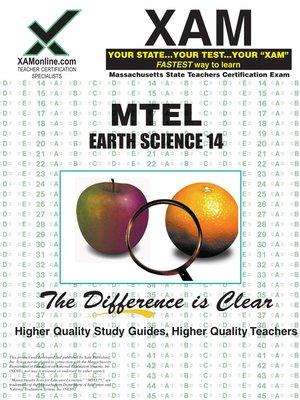 cover image of MTEL Earth Science 14